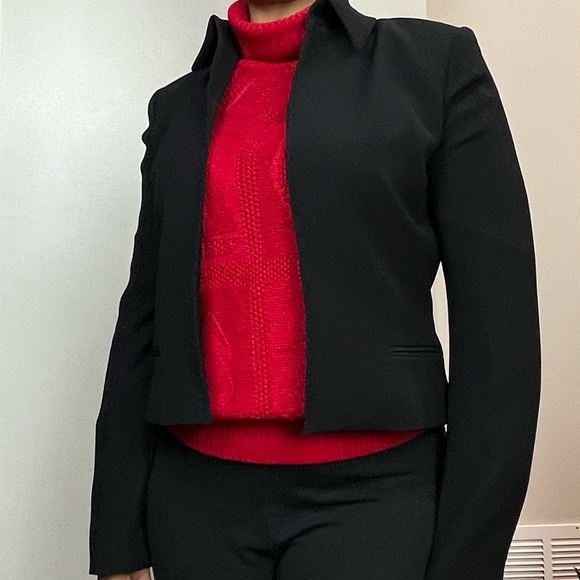 Calvin Klein Black Short Blazer - Picture 1 of 6